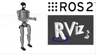 Robot Humanoid Unitree G1 ROS2 | RViz