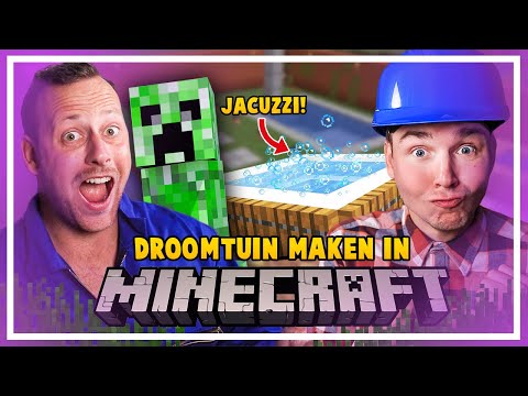 ONZE DROOMTUIN MAKEN! - Minecraft met Rick!