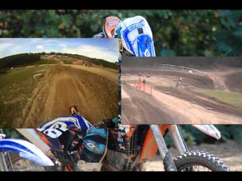 rocket raceway 9-19-10 helmet cam split screen