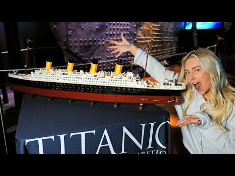 Building the LEGO Titanic IN FRONT OF the REAL Titanic!