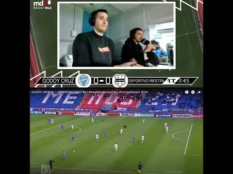 Gol de Salomón Rodríguez a Riestra (1-0). Godoy Cruz 4-1 Riestra. Fecha 11, Liga Profesional 2024