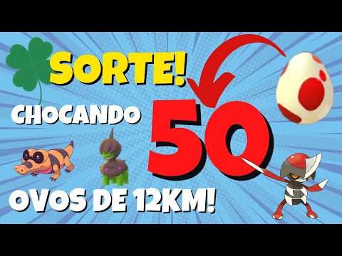 CHOCANDO OVOS DE 12 KM no POKÉMON GO!