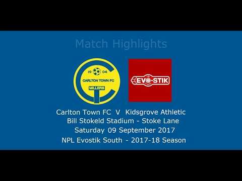 Carlton Town v Kidsgrove Athletic - Highlights 09/09/2017