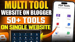 How to Create Multi Tool Website on Blogger Using AI | Monetize with Ads | No Coding