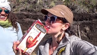 DRUNKEN HIKING after hiking Fuego Volcano in Guatemala