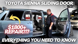 Toyota Sienna Sliding Doors | Why This Door Cost $1800+ To Repair? Everything You Need to Know