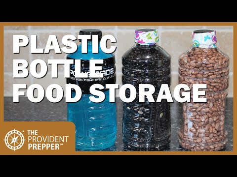 How to Package Dry Foods in Plastic Bottles for Long Term Food Storage