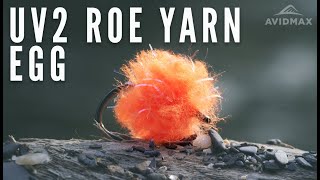 How to tie The UV2 Roe Yarn Egg | AvidMax Fly Tying Tuesday Tutorials