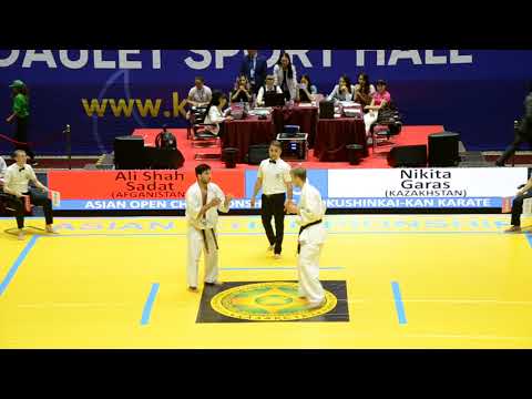 Ali Shah Sadat (AFG) - Nikita Garas (KAZ) | Asia Championship 2018 | Kazakhstan - Astana