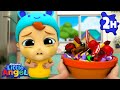 No More Snacks Baby John Learn Healthy Eating Little Angel Kids Songs Nursery Rhymes