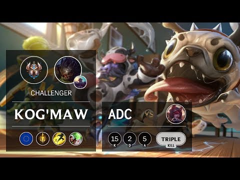 Kog'Maw ADC vs Xayah - EUW Challenger Patch 9.24