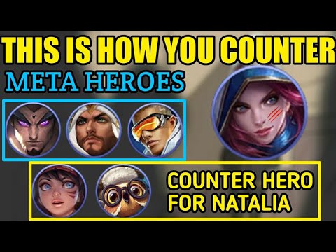 HOW TO EASILY COUNTER META HEROES USING NATALIA! | THE SECRET TECHNIQUE TO VICTORY! | - MLBB