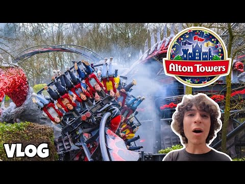 First Ever Visit to ALTON TOWERS - Staffordshire, England | VLOG [2024]