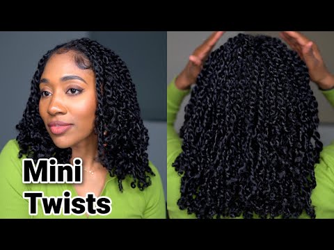 Mini Twist Tutorial! (Protective Style --NO Added...