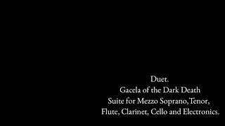 Gacela of the Dark Death. Movement VI: Duet