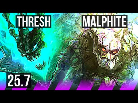 THRESH & Kai'Sa vs MALPHITE & Jinx (SUP) | 3/2/22 | KR Master | 25.7