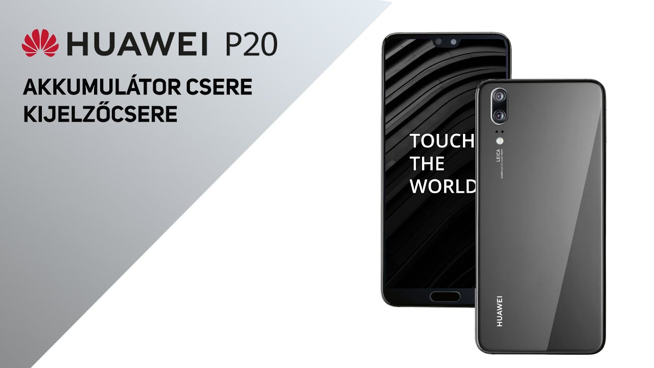 Huawei P20 kijelző csere