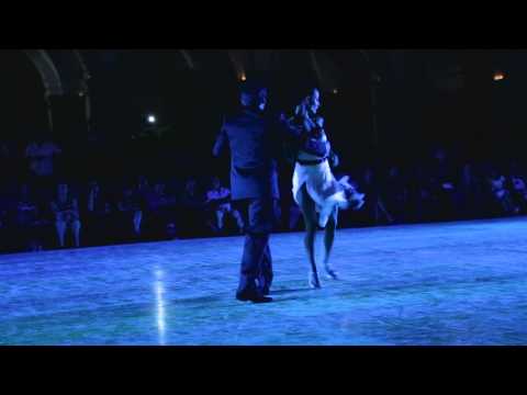 Alejandra Hobert  and  Adrian Veredice  are  dancing  at  Catania Tango Festival  in  2013
