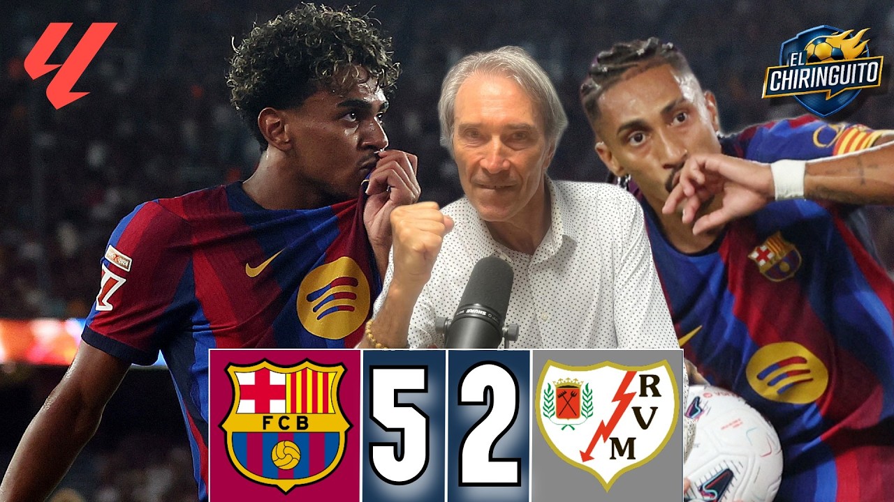 🖐🏼 ¡MANITA del BARÇA PARA SEGUIR LÍDER! | Barça 5-2 Rayo Vallecano