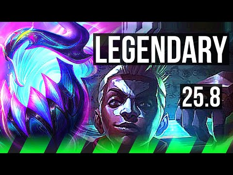 ZAC vs EKKO (JGL) | 8/0/5, Legendary | EUW Master | 25.8