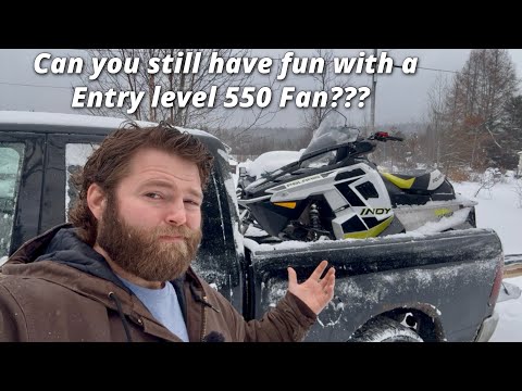 I Bought Polaris's Cheapest Full Size Snowmobile! Polaris Indy 550.