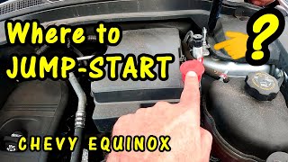 HOW TO JUMP-START Equinox CHEVROLET 2010-2017
