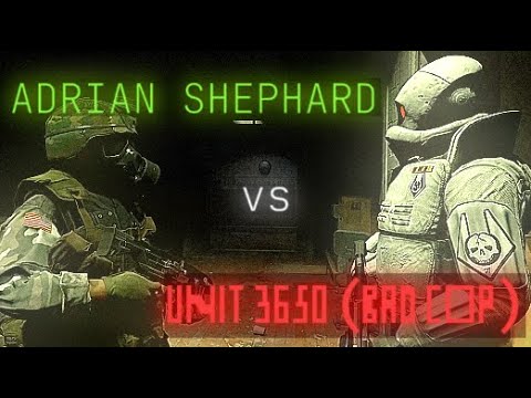 ADRIAN SHEPHARD VS UNIT 3650 (BAD COP) | Half-life Edit