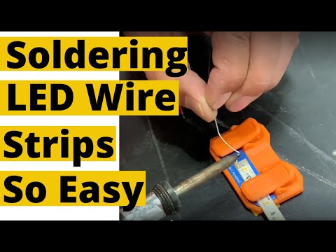 Looking for an easier way to solder LED strip wires yourself?