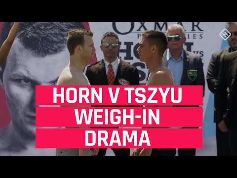 Jeff Horn v Tim Tszyu Weigh-In Drama