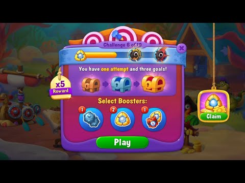 @Fishdom Atlantis Cup Stage 26. Challenge Level 6 Completed, Got Rewards 🎁