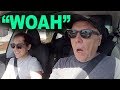 My dad drove a Tesla Model 3 for the first time!!