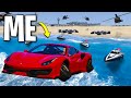 Flying Super Car Trolls Cops on GTA 5 RP