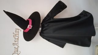 Disfraz de Bruja  como hacer  DIY   Clase # 63