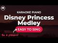 Disney Princess Piano Karaoke Medley With Lyrics Sing Along