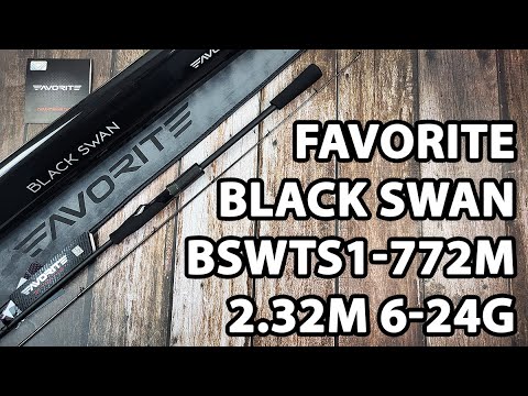 Спінінг Favorite Black Swan BSWTS1-772M 2.32m 6-24g Fast