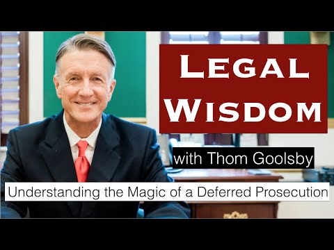 The Magic of a Deferred Prosecution. Why risk an embarrassing, job-killing record?