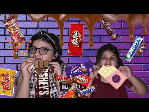 Guess the Chocolate Challenge | The Chocolate Challenge | Yana and Vartika |