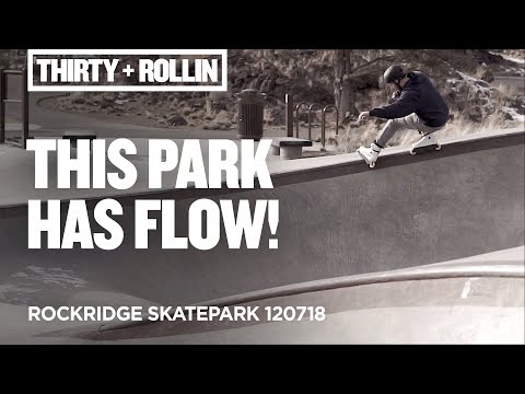 This park has flow! | Rockridge Skatepark 120718 | Aggressive Inline Skating