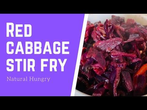 Easy Red Cabbage Stir Fry