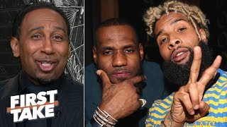It's all LeBron's fault! - Stephen A. on OBJ’s lofty goals for the Browns | First Take