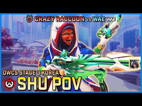[ Shu ] Shu Ana Is Built DIFFERENT | Crazy Raccoon vs WAE | OWCS Korea Stage 3