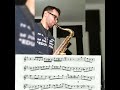 Stan Getz solo Billies Bounce - Transcription