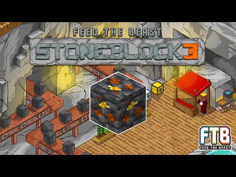 FTB Stoneblock 3 - EP4 - Essence Ore - Minecraft Bedrock Marketplace Mod pack
