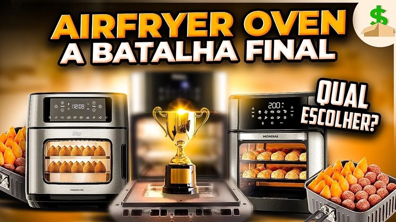 Qual é a MELHOR AIRFRYER FORNINHO em 2024? Comparativo Completo Melhores AIRFRYERS OVEN 11L e 12L 🍟