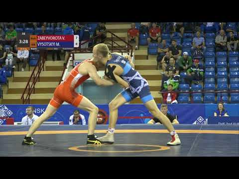 Round 2 GR - 55 kg: V. ZABEYVOROTA (RUS) v. M. VYSOTSKYI (ISR)