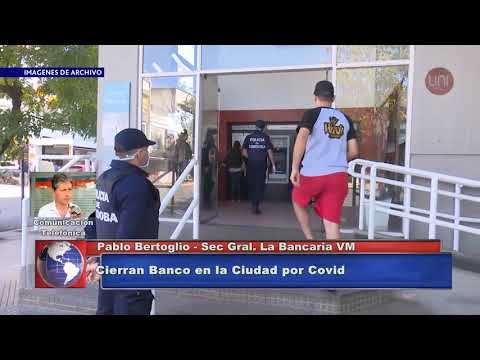 Cierran banco en la ciudad por Covid