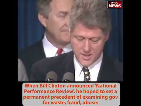 Bill Clinton's National Performance Review: The Original DOGE That Hoped to Make Government Efficiency Permanent