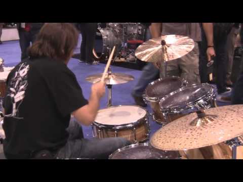 Sick Drummer Magazine - NAMM 2011 -  Derek Roddy, Virgil Donati and Jota Morelli on Brady Drums