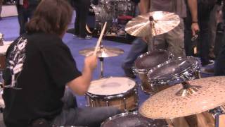 Sick Drummer Magazine - NAMM 2011 -  Derek Roddy, Virgil Donati and Jota Morelli on Brady Drums