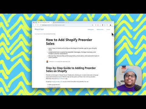 How to Add Shopify Preorder Sales